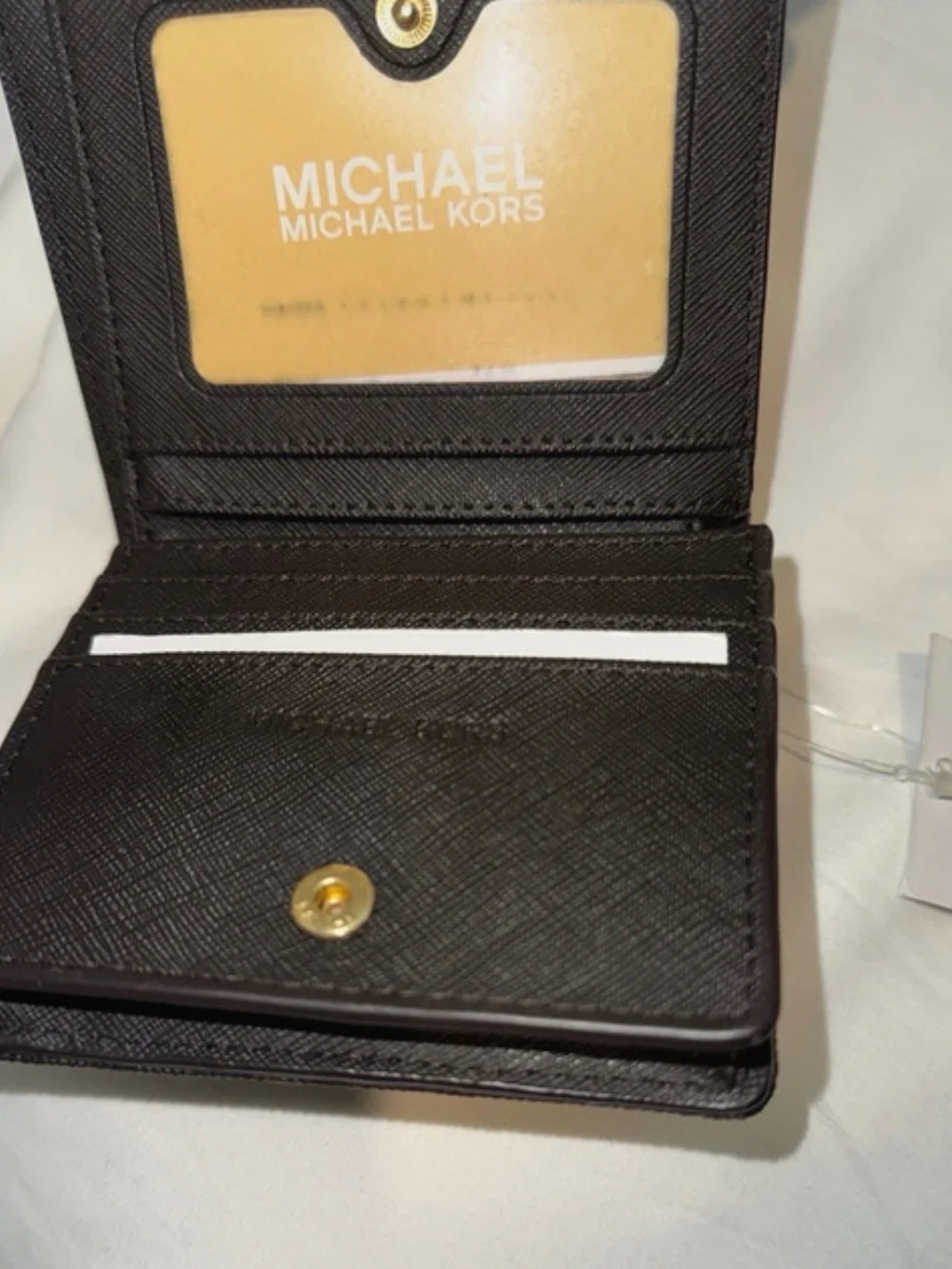 Michael Kors Brown Logo jetset carryall wallet
